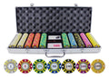 13.5g 500pc Stripe Suited V2 Clay Poker Chips Set