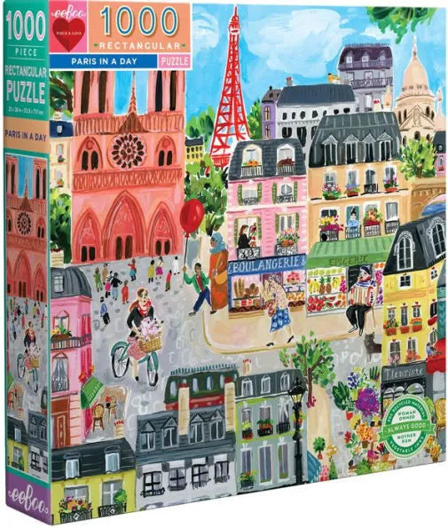 1000 Piece Paris In A Day Puzzle